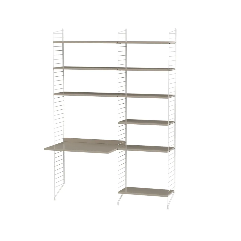 String quarto infantil bege e branco - combinação D String