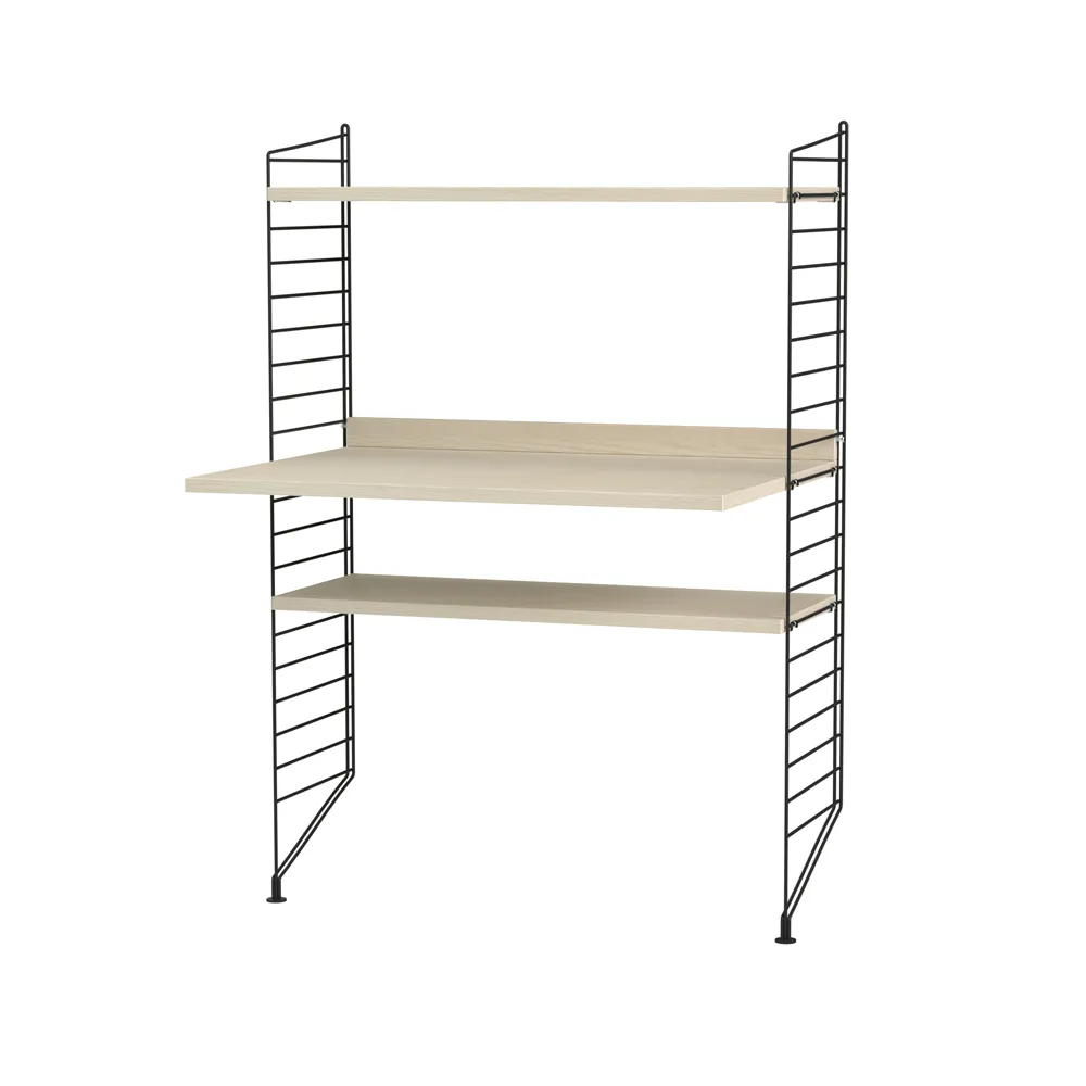 String quarto infantil freixo e preto - combinação H String