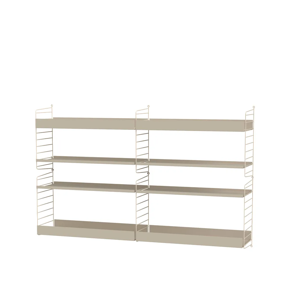 String sala de estar bege - combinação L String