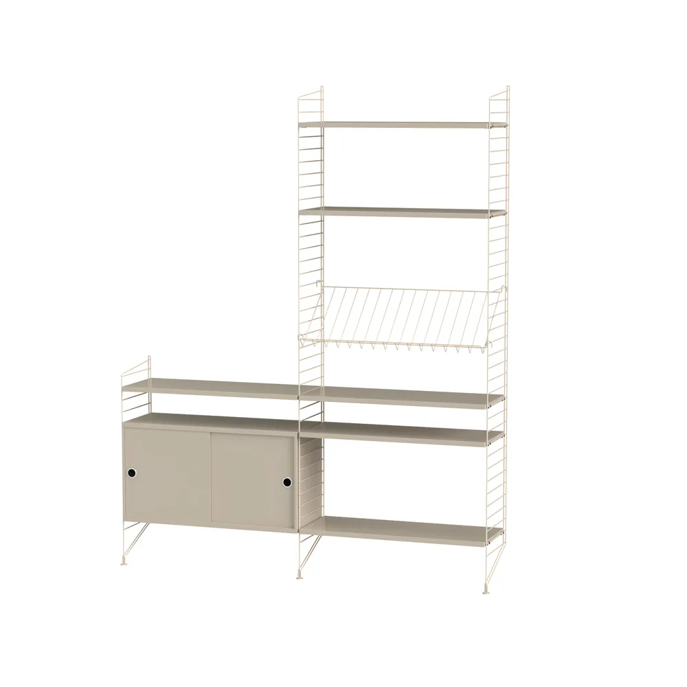 String sala de estar branco bege - combinação K String