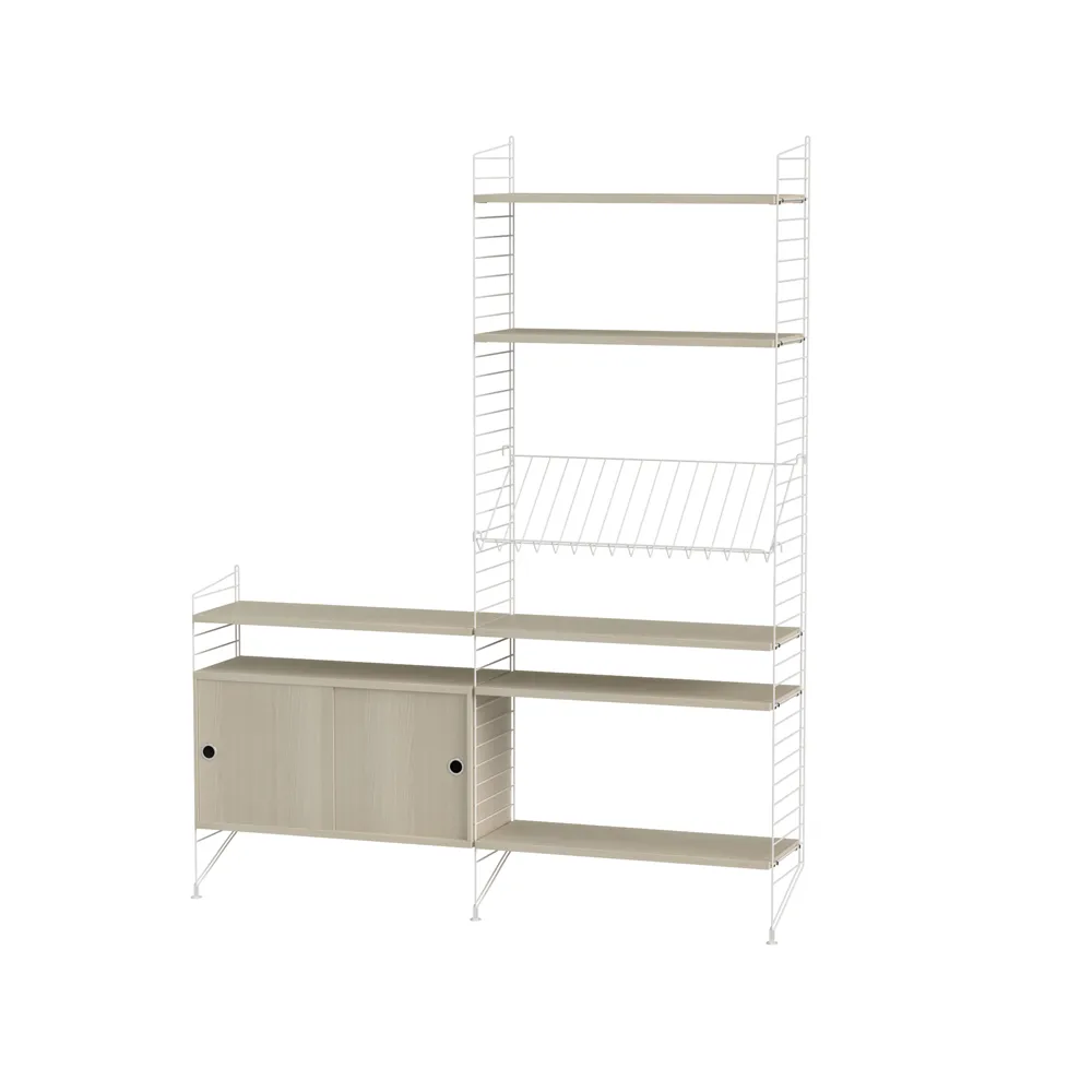 String sala de estar freixo e branco - combinação K String