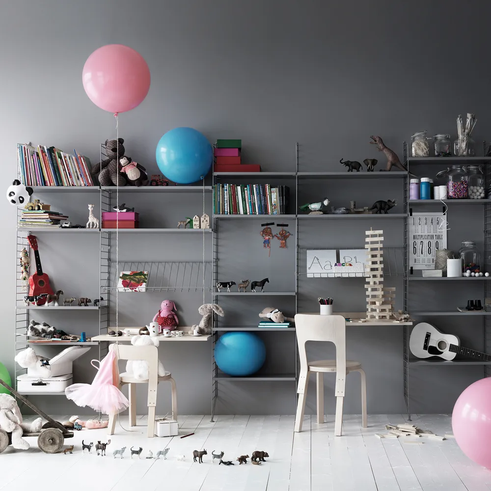 Tampo de trabalho String, Branco, 78x58 cm String