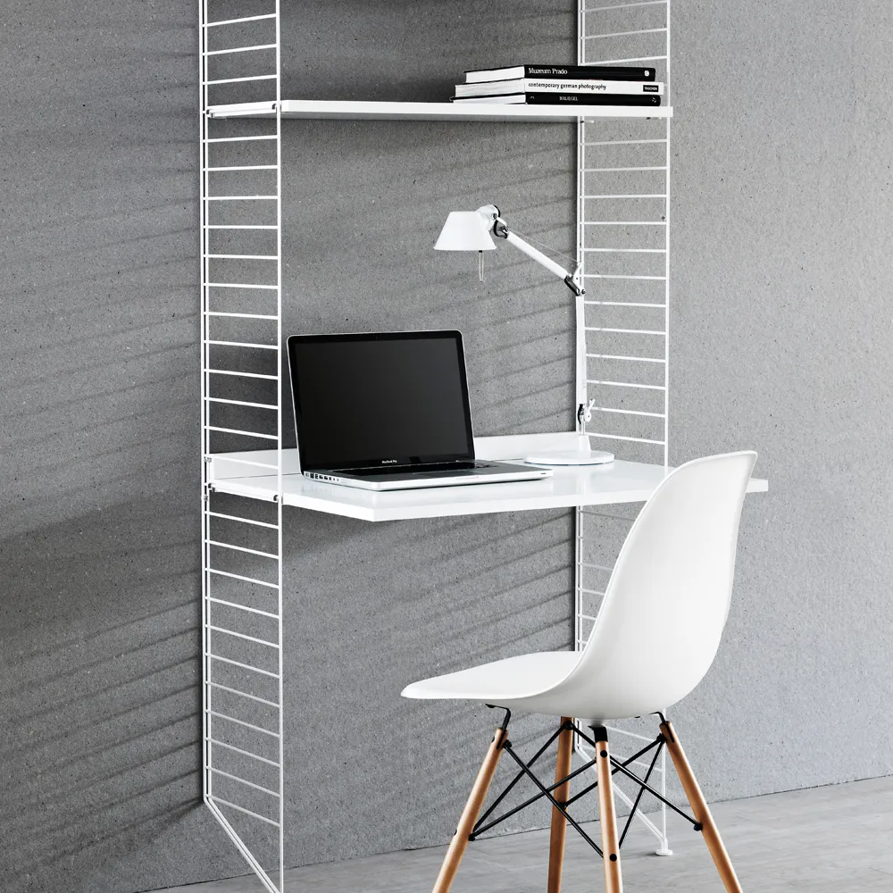 Tampo de trabalho String, Branco, 78x58 cm String