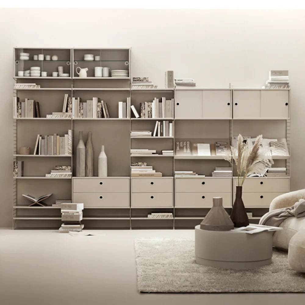 Vitrine String, Bege, 78x30 cm String