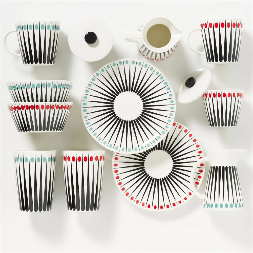 Açucareiro Amanda, branco-aqua Superliving