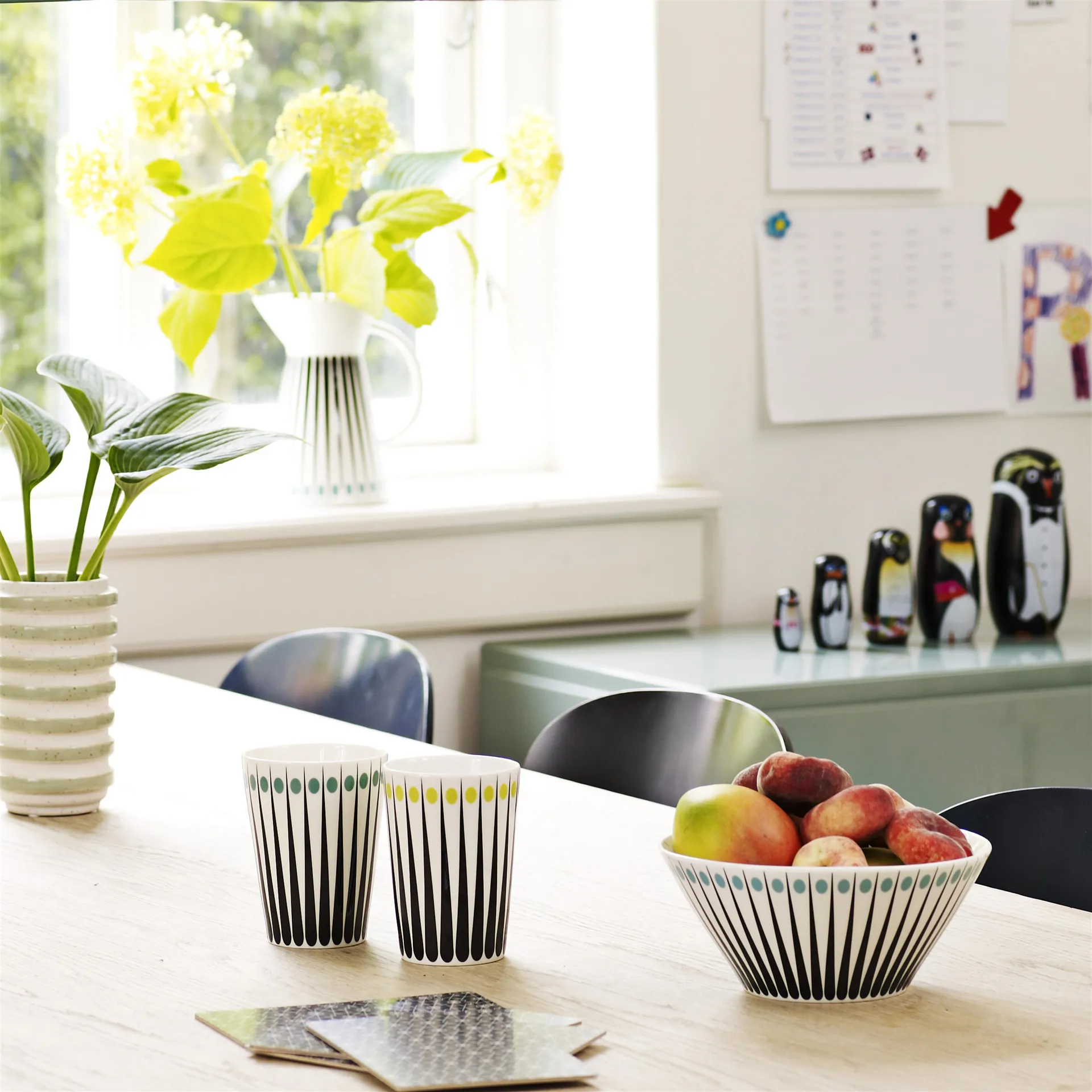 Caneca Amanda, branco-aqua Superliving