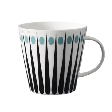 Caneca de chá Amanda - branco-aqua - Superliving