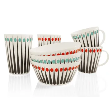 Caneca de chá Amanda - branco-aqua - Superliving