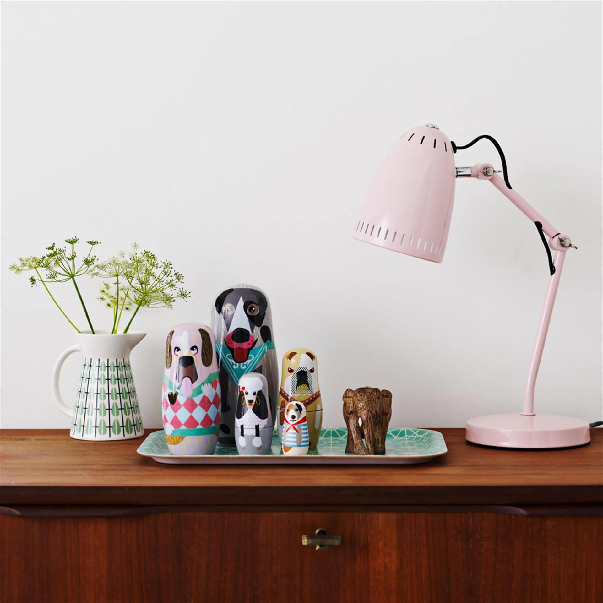 Jarro de leite Olivia, branco-menta Superliving