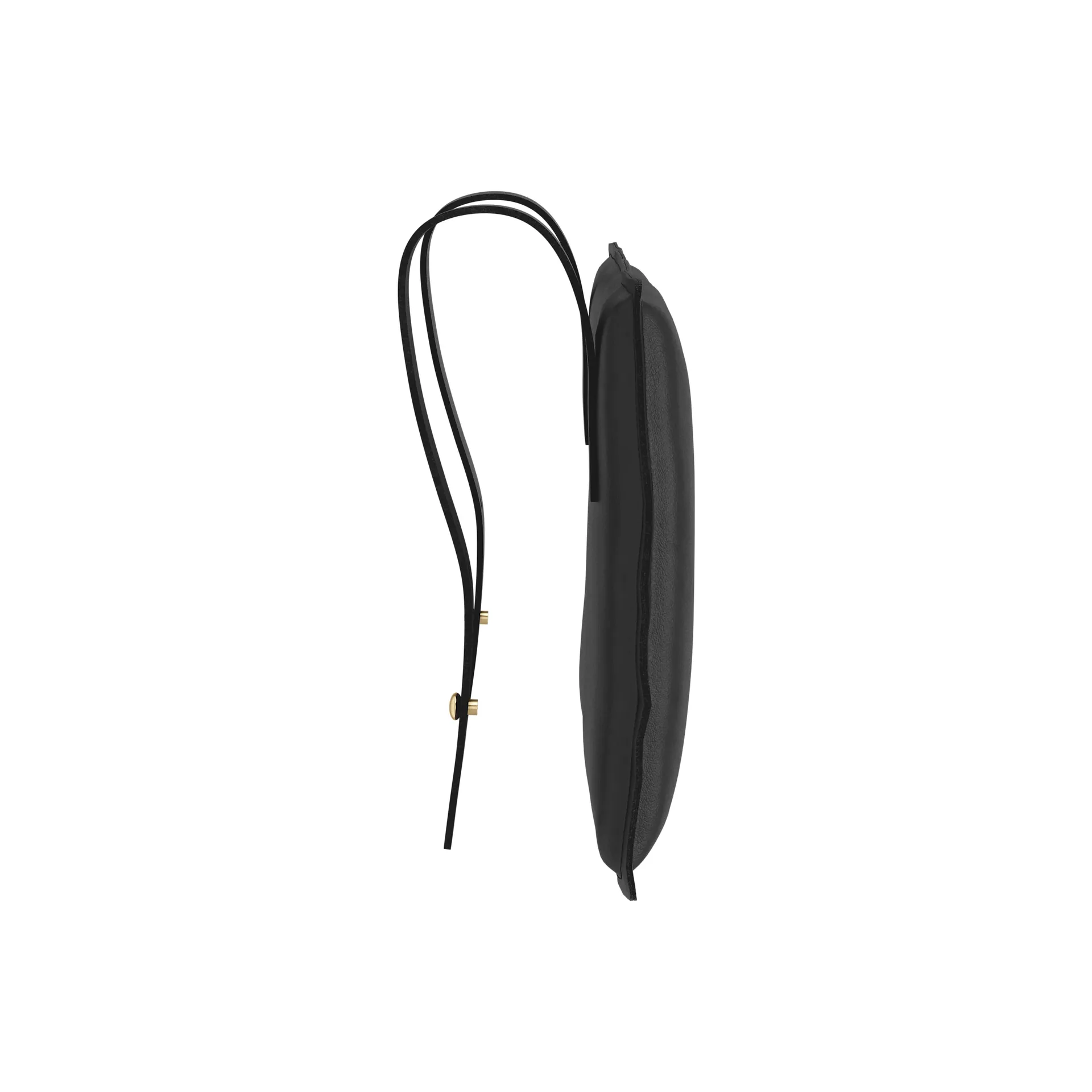 Almofada de pescoço em couro Lamino, Preto 8175 Swedese