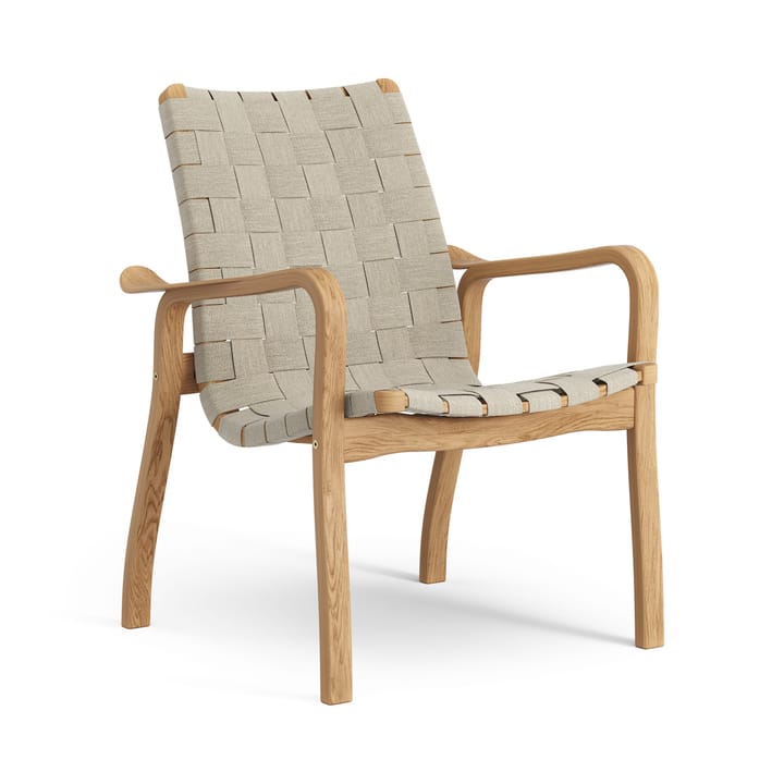 Cadeira baixa de carvalho oleado Primo  - Natural - Swedese