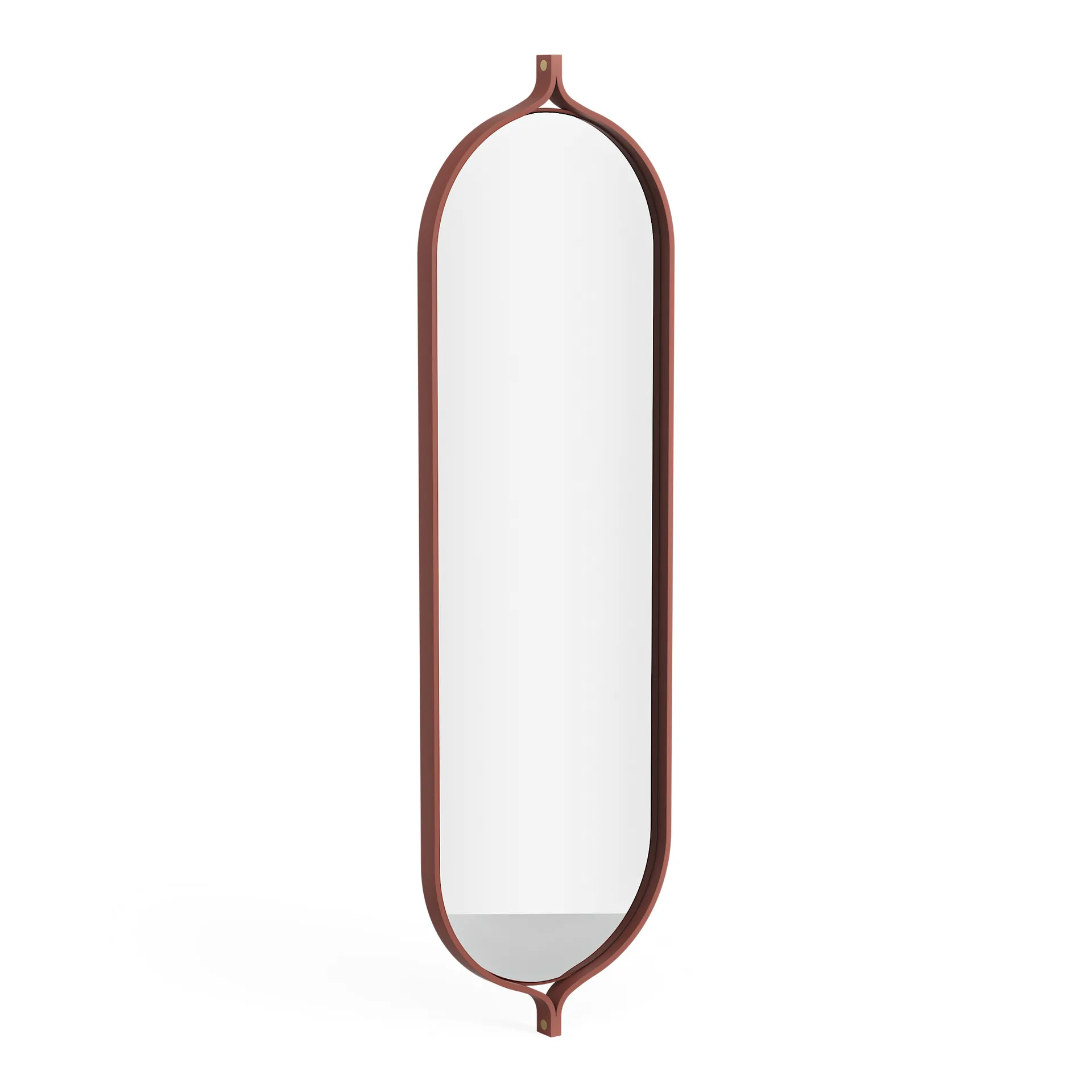Espelho Comma oblongo 135 cm, Freixo vermelho Swedese