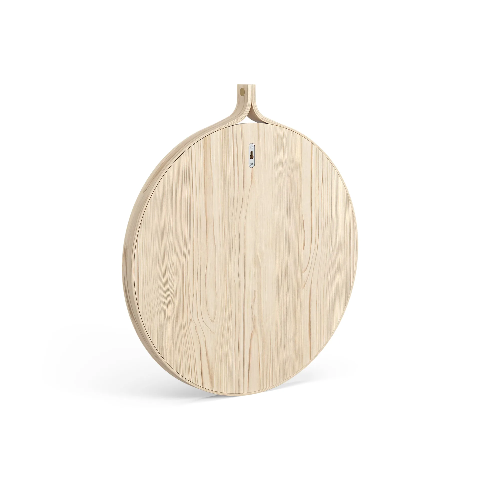 Espelho Comma redondo Ø52 cm, Freixo envernizado Swedese