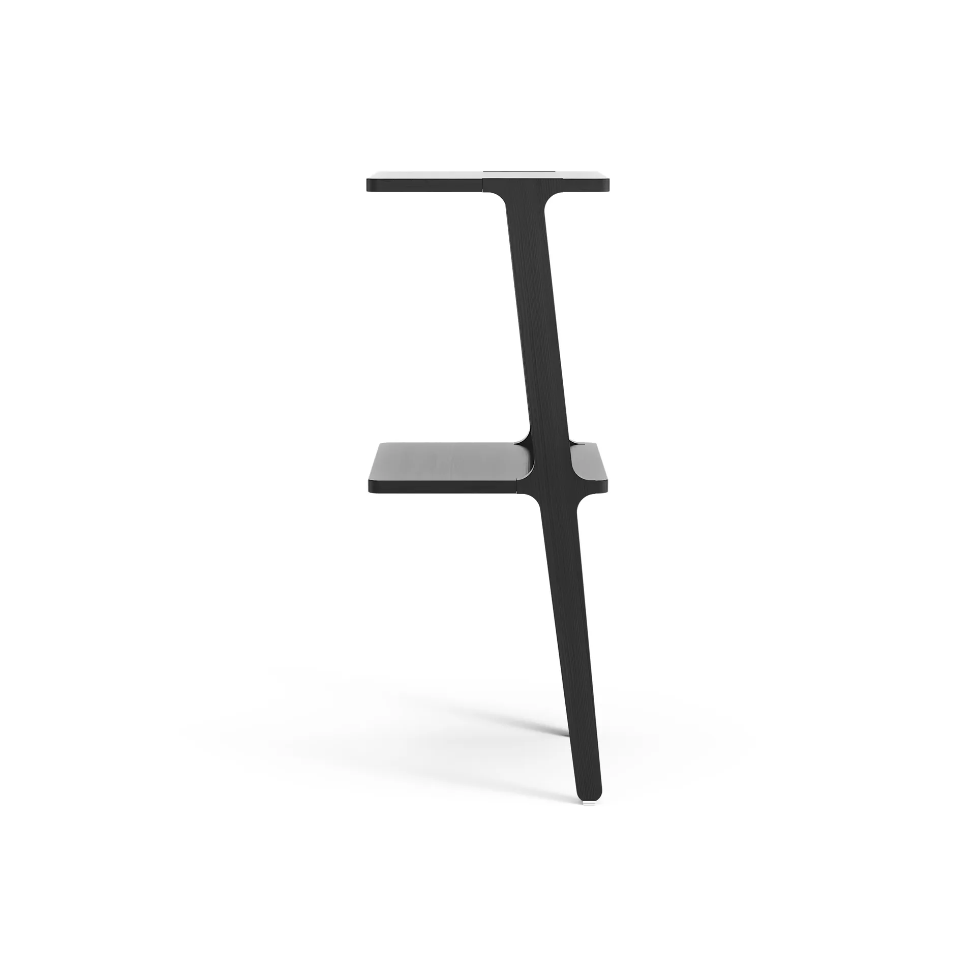 Estante Libri 2 prateleiras, Freixo preto envernizado Swedese