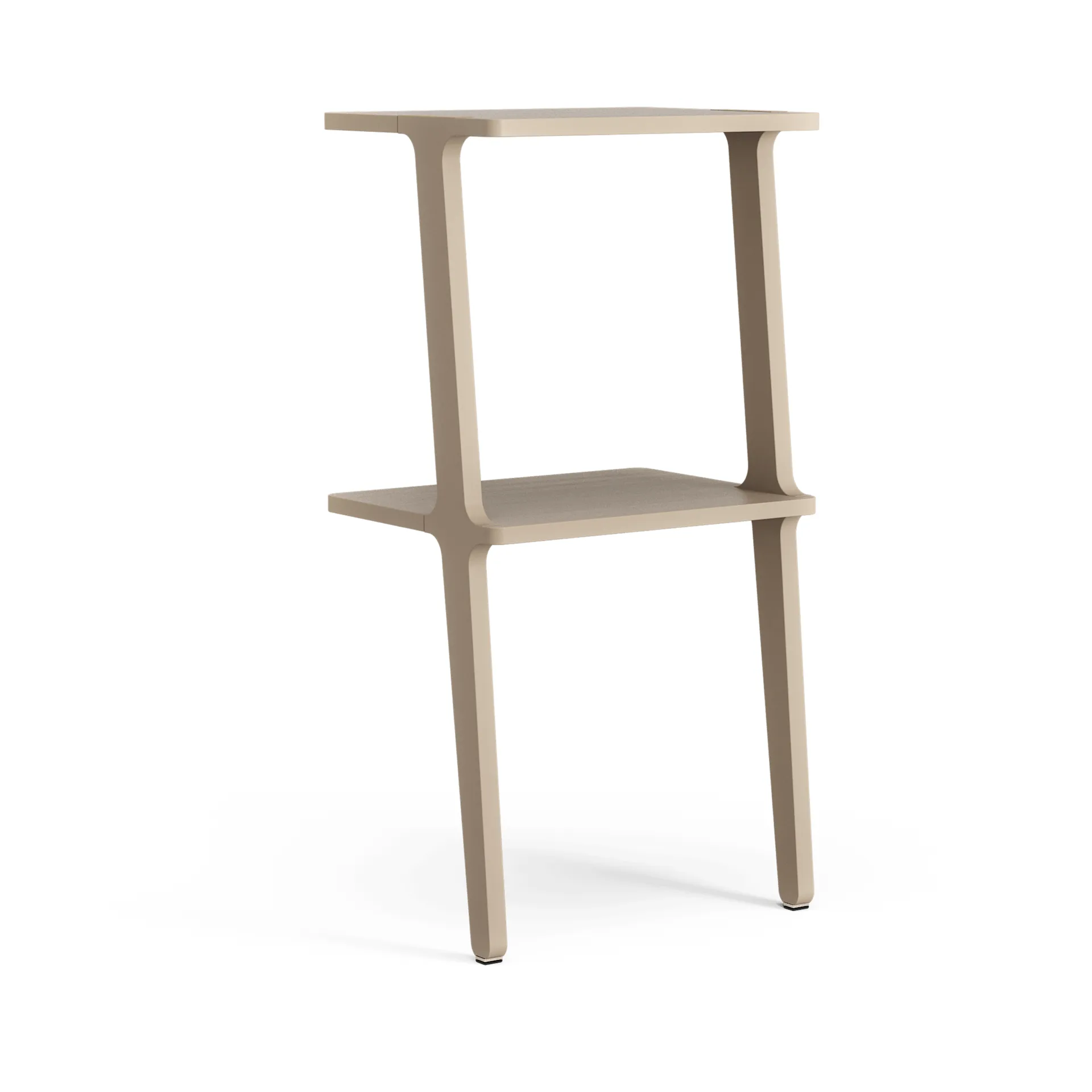 Estante Libri 2 prateleiras, Nogueira lacada cinzento Swedese