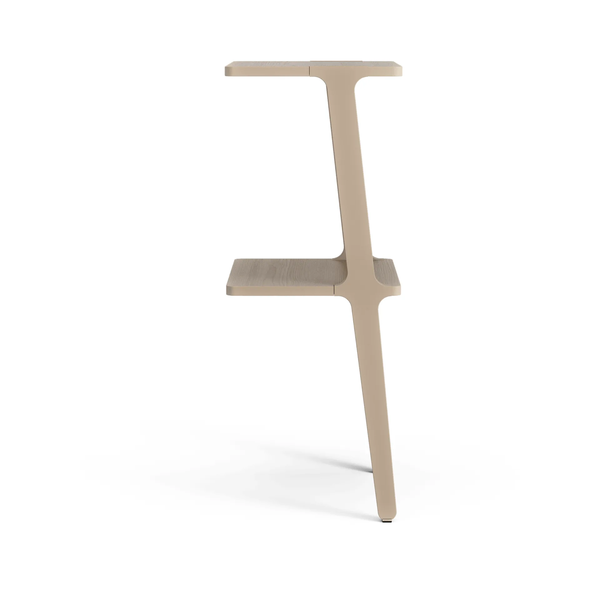 Estante Libri 2 prateleiras, Nogueira lacada cinzento Swedese