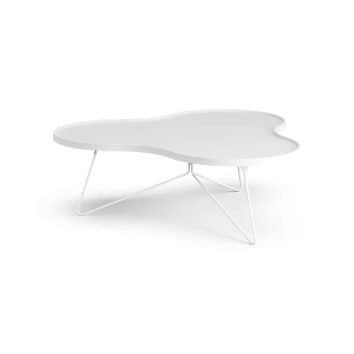 Flower mono mesa 107x114 cm - H39 cm Freixo com velatura branca - Swedese