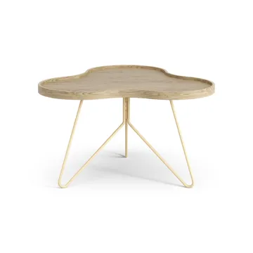 Flower mono mesa 62x66 cm - H39 cm Carvalho lacado-beige RAL 1001 - Swedese