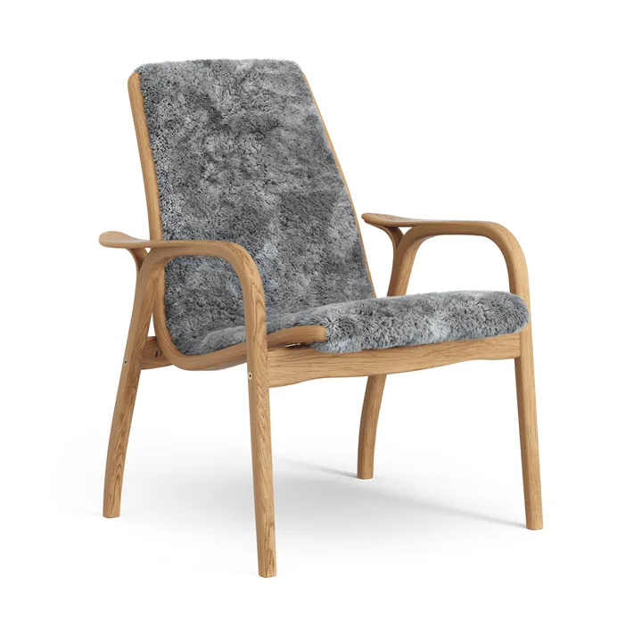 Laminett poltrona de carvalho oleado/pele de ovelha - Scandinavian Grey (cinzento) - Swedese