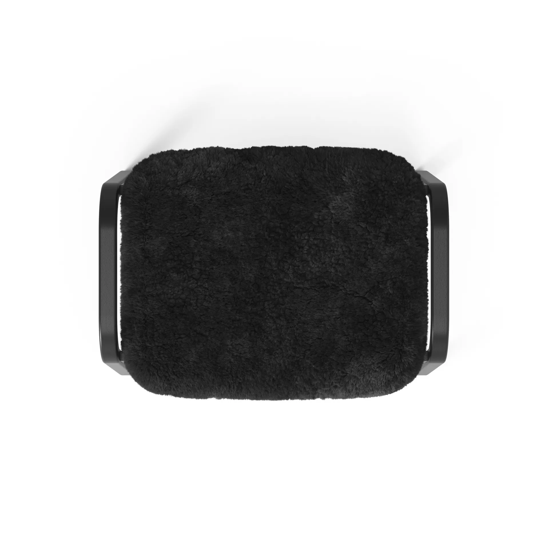 Lamino poltrona e descanso para os pés edição preta, Preto Swedese