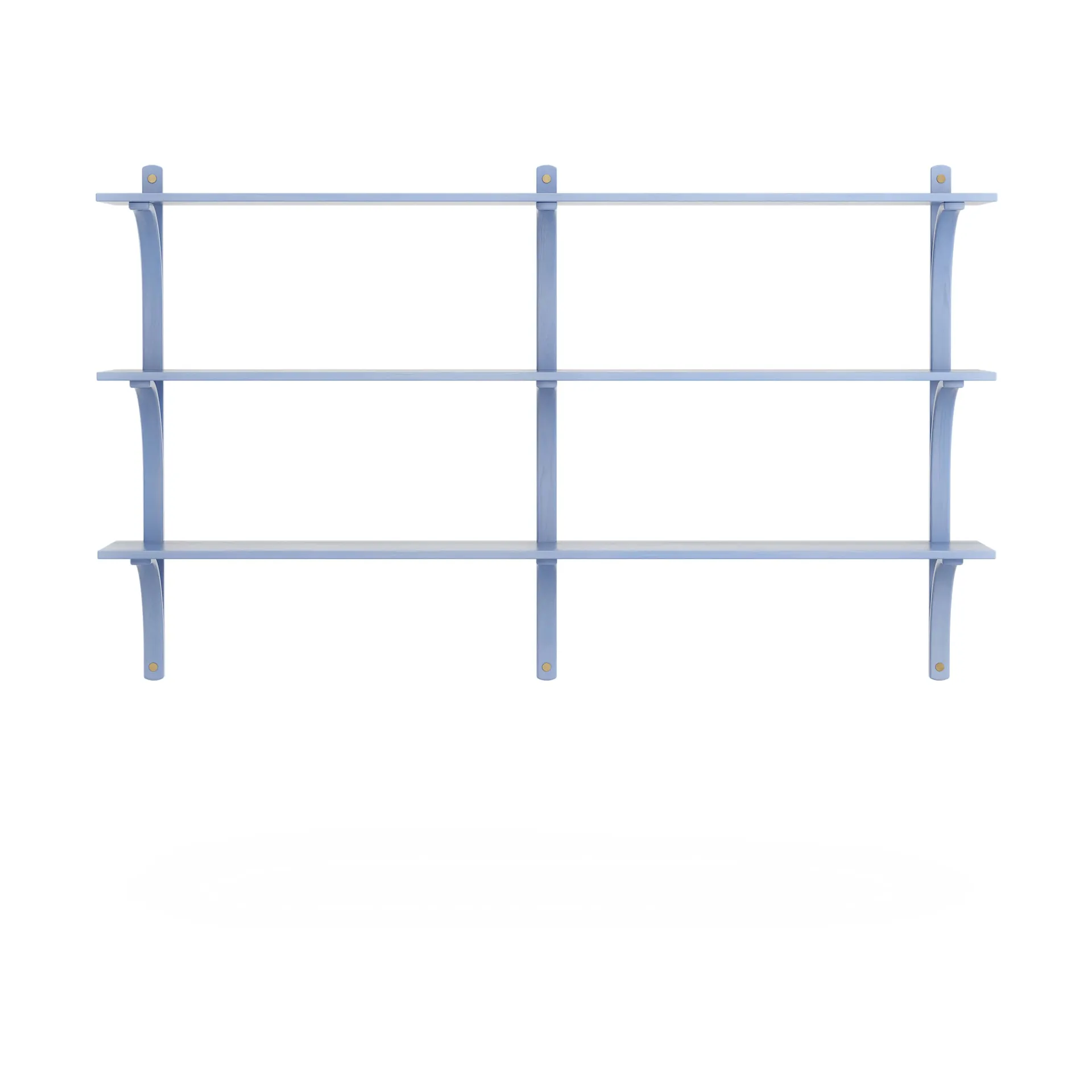 Levi hylla 3 prateleiras, ILKE Azul-latão, 180 cm Swedese