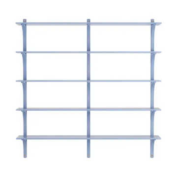 Levi hylla 5 prateleiras - ILKE Blue-latão, 180 cm - Swedese