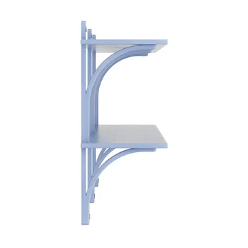 Levi prateleira - Ilke azul-latim, 2 prateleiras, 180 cm - Swedese