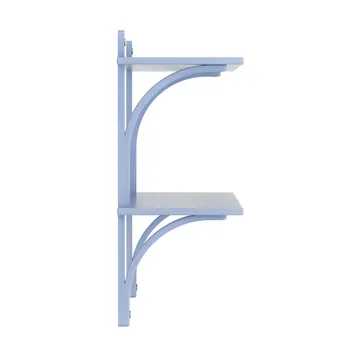 Levi prateleira - Ilke azul-latonado, 2 prateleiras, 90 cm - Swedese