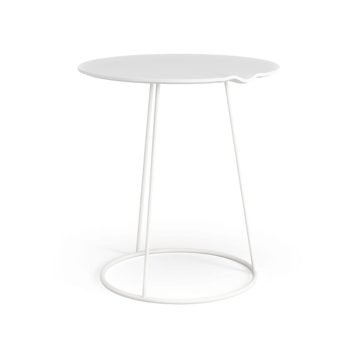 Mesa com onda Breeze Ø46 cm - Branco - Swedese