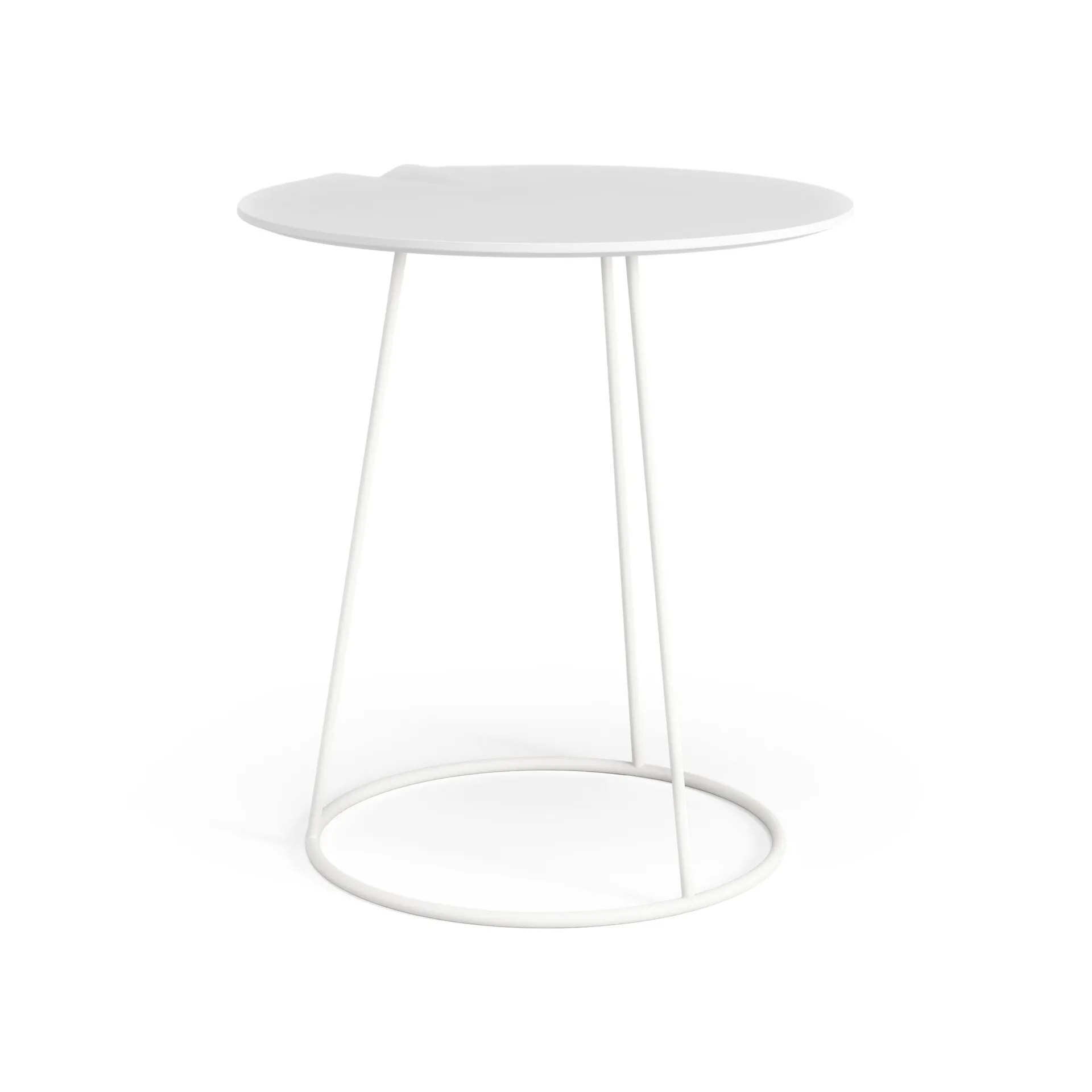 Mesa com onda Breeze Ø46 cm, Branco Swedese
