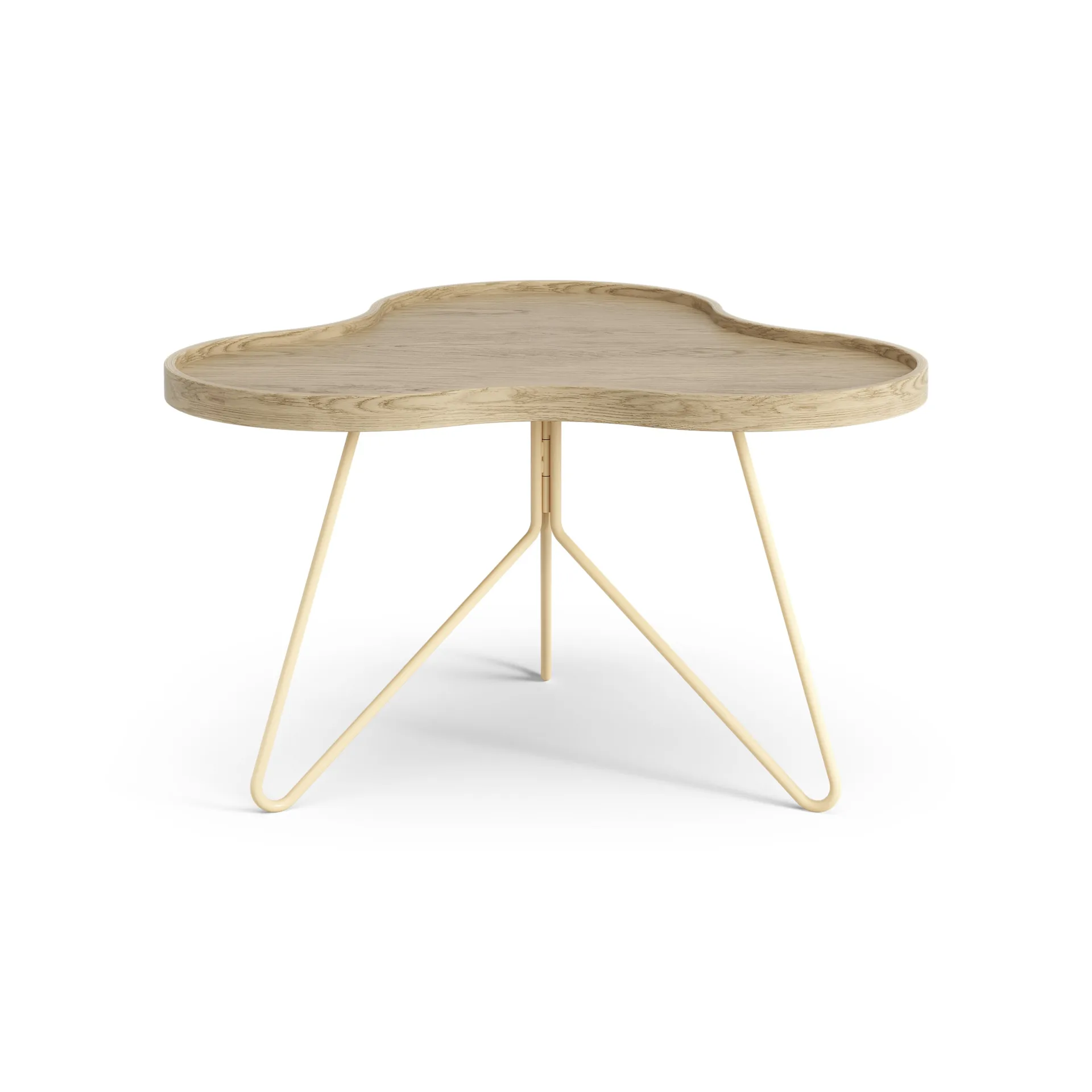 Mesa de centro Flower 62x66 cm, A39 cm Carvalho lacado Swedese