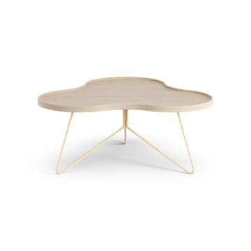 Mesa de centro Flower 84x90 cm - A39 cm Carvalho com pigmento branco - Swedese