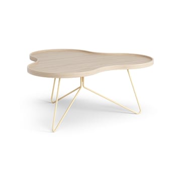 Mesa de centro Flower 84x90 cm - A39 cm Carvalho com pigmento branco - Swedese