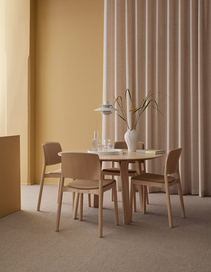 Mesa Divido Ø120 cm, Freixo envernizado Swedese