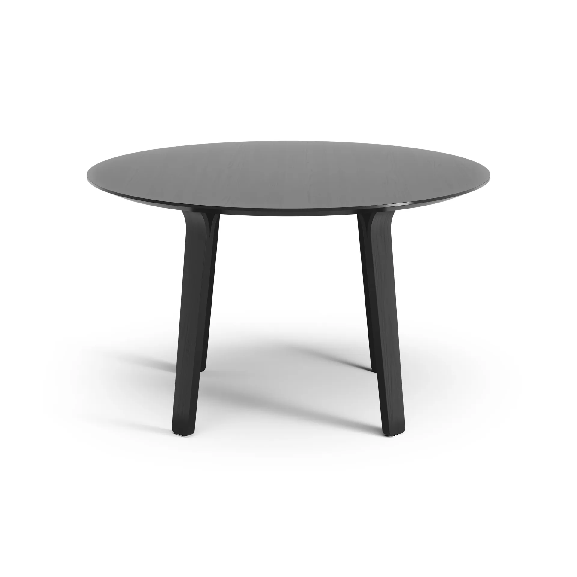 Mesa Divido Ø120 cm, Freixo preto envernizado Swedese