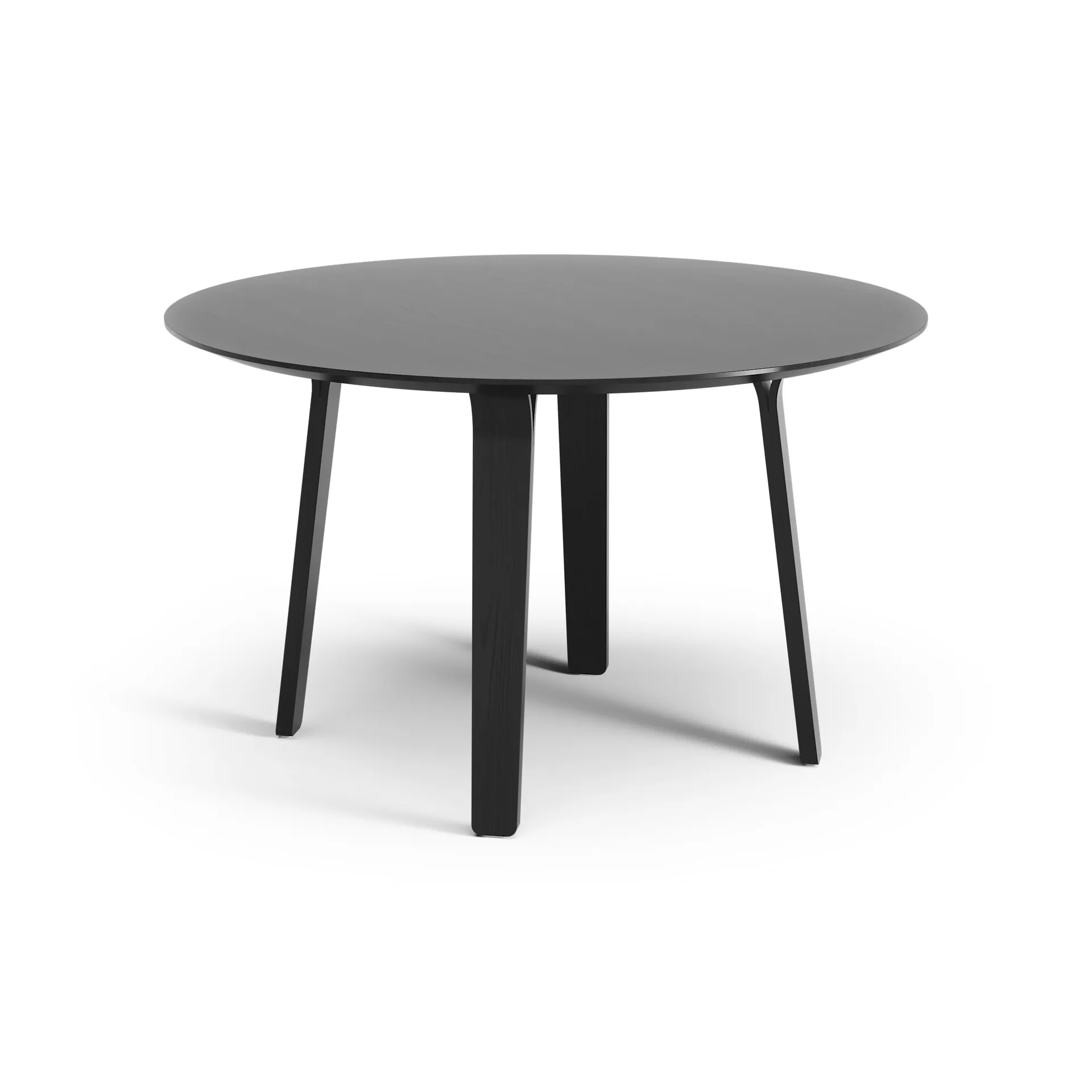Mesa Divido Ø120 cm, Freixo preto envernizado Swedese