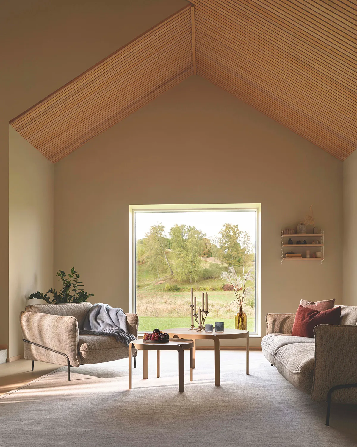 Poltrona Continental, Wave Sand-nutmeg Swedese