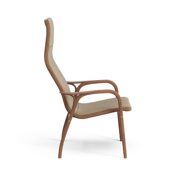 Poltrona de nogueira envernizada/tecido Lamino - Main Line Flax 12 - Swedese