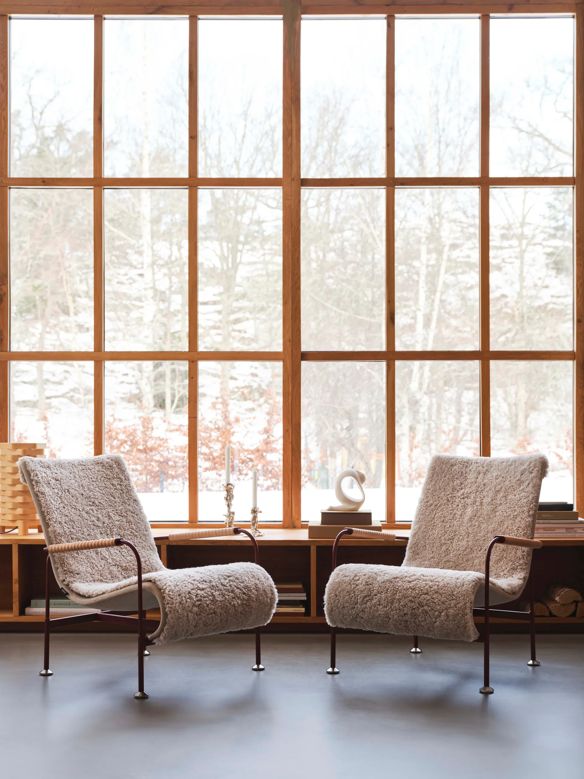 Poltrona Serpentine, Tecido Romo Linara Rye-red Swedese