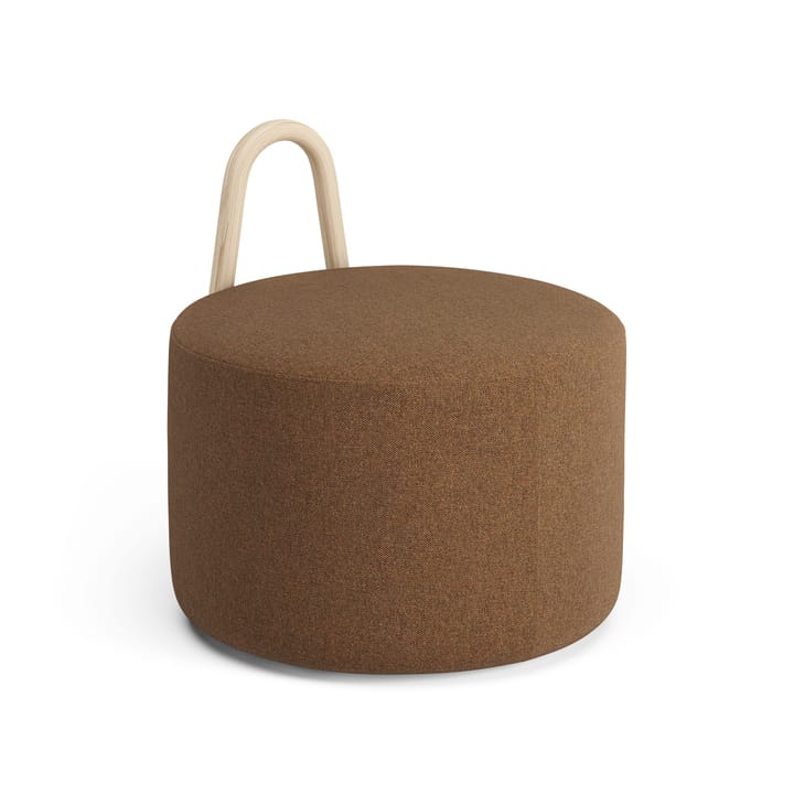 Pufe médio com pega de nogueira envernizada Amstelle - Main Line Flax 15 - Swedese