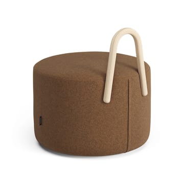 Pufe médio com pega de nogueira envernizada Amstelle - Main Line Flax 15 - Swedese