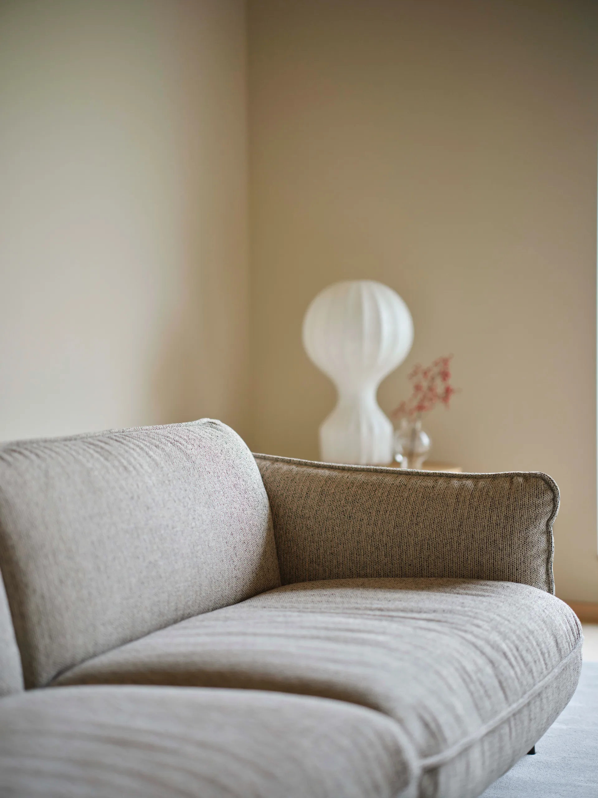 Sofá Continental, Wave Cobblestone-nutmeg Swedese