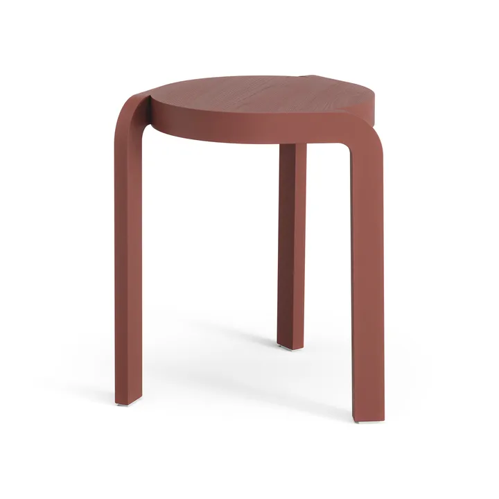 Spin banco redondo H44 cm - Freixo-english red, Ø32x44 cm - Swedese