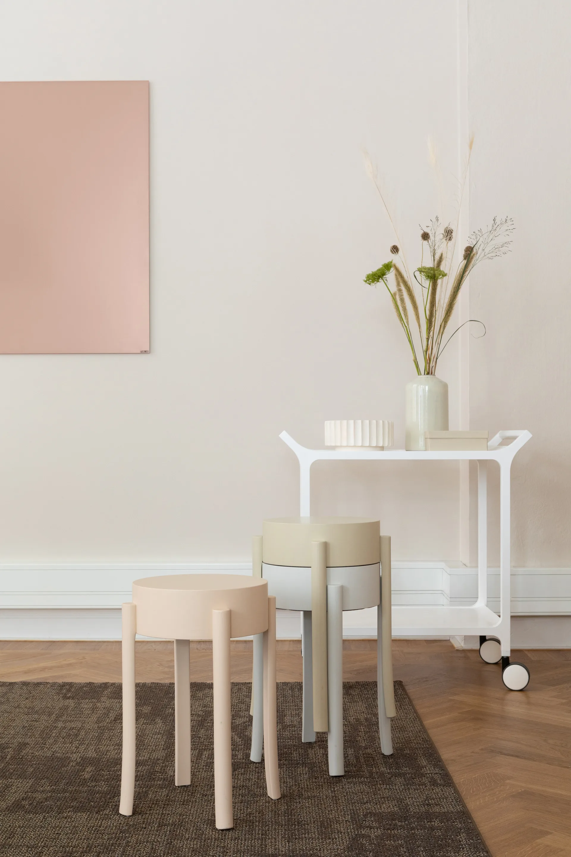 Troley de servir Teatime, Freixo Branco envernizado Swedese