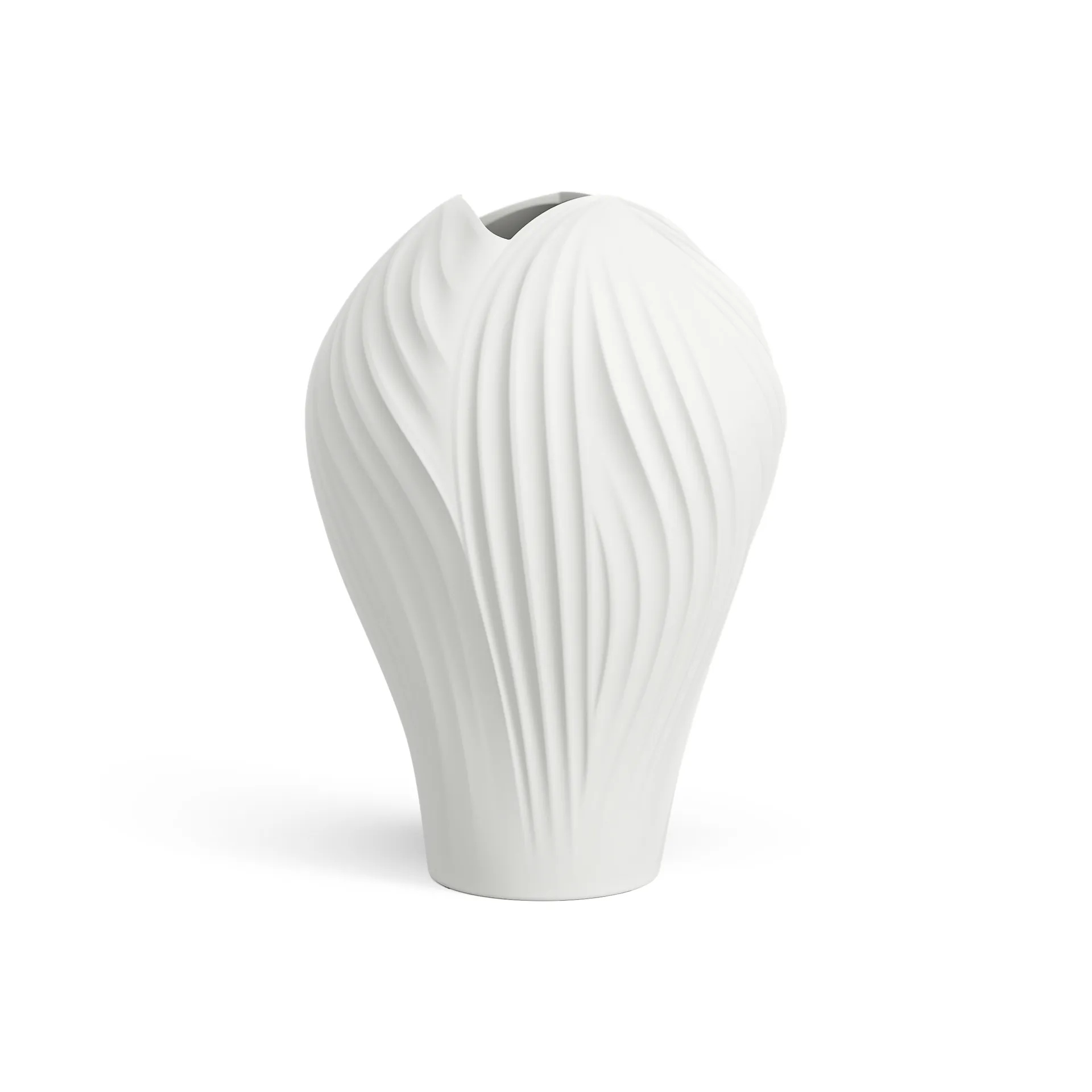 Vaso pequeno Anna 27 cm, Branco Swedese