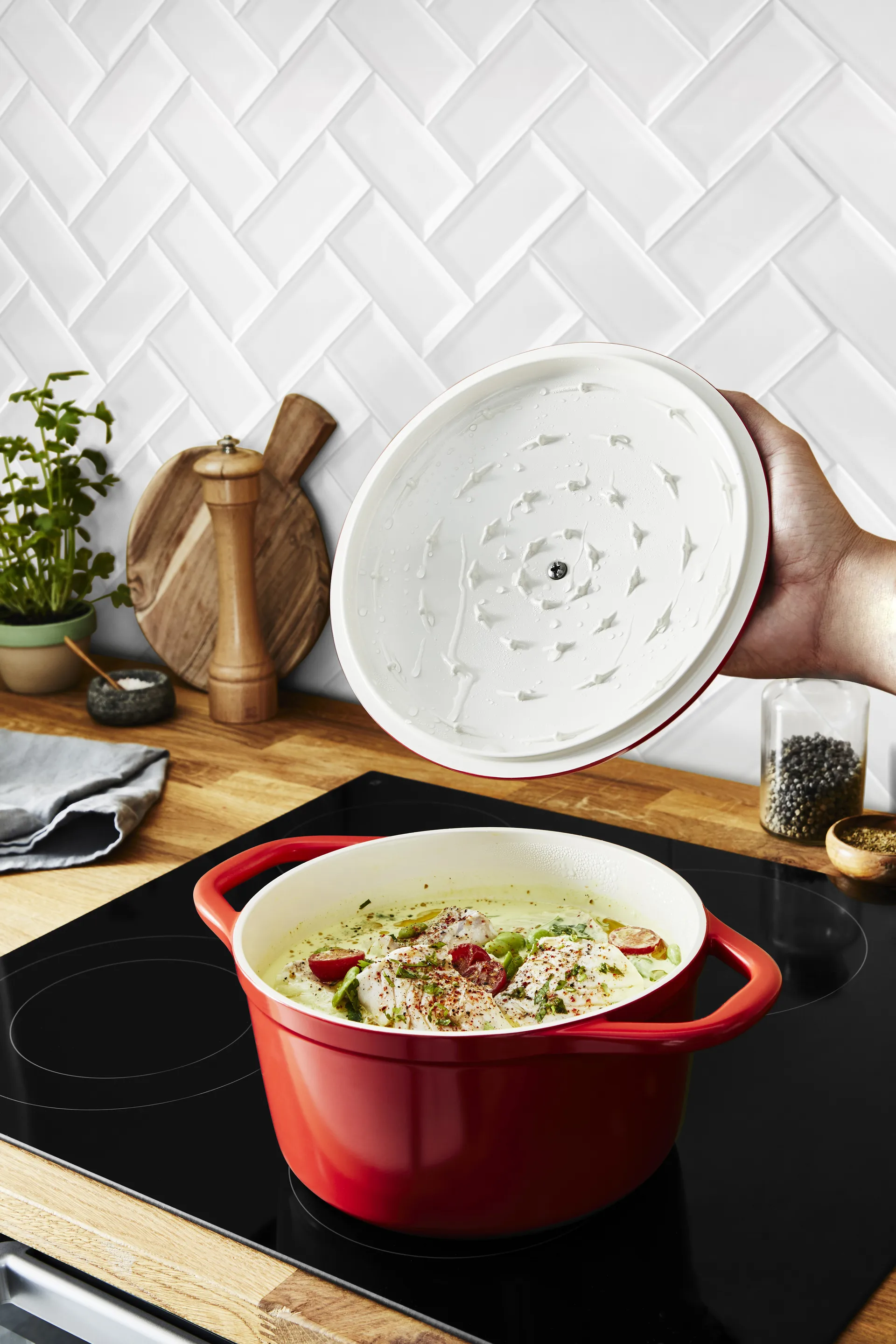 Air caçarola 3.1 l, Vermelho Tefal