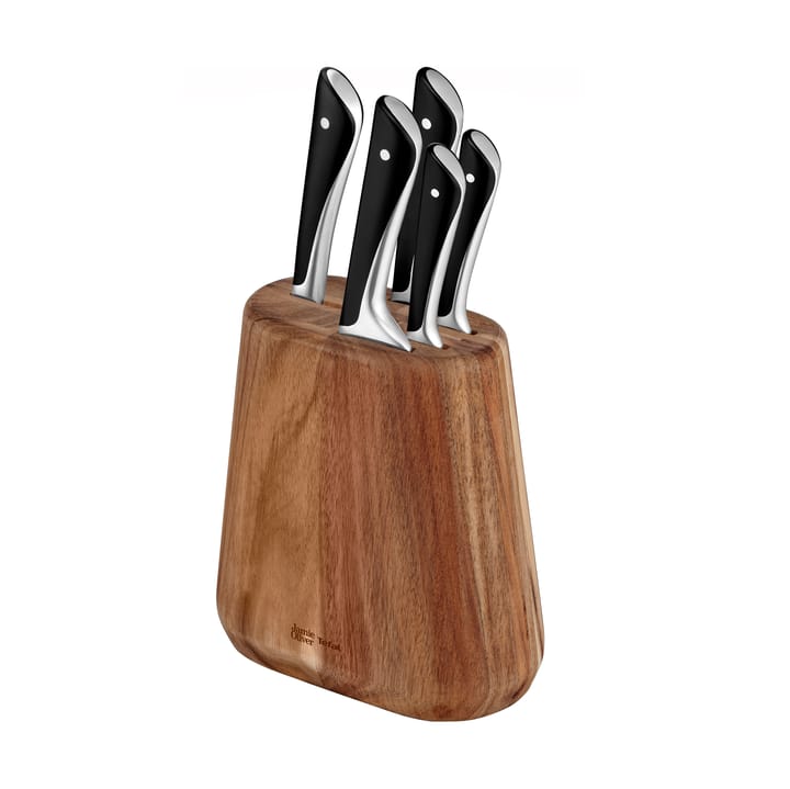 Conjunto de facas com bloco de faca Jamie Oliver  - 6 peças - Tefal
