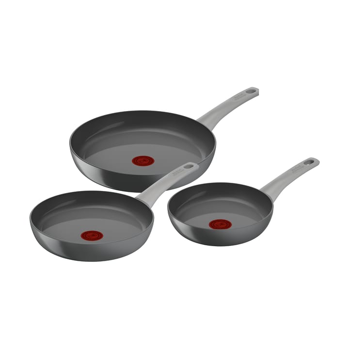 Conjunto de frigideira Renew ON 3 peças - Cinzento - Tefal