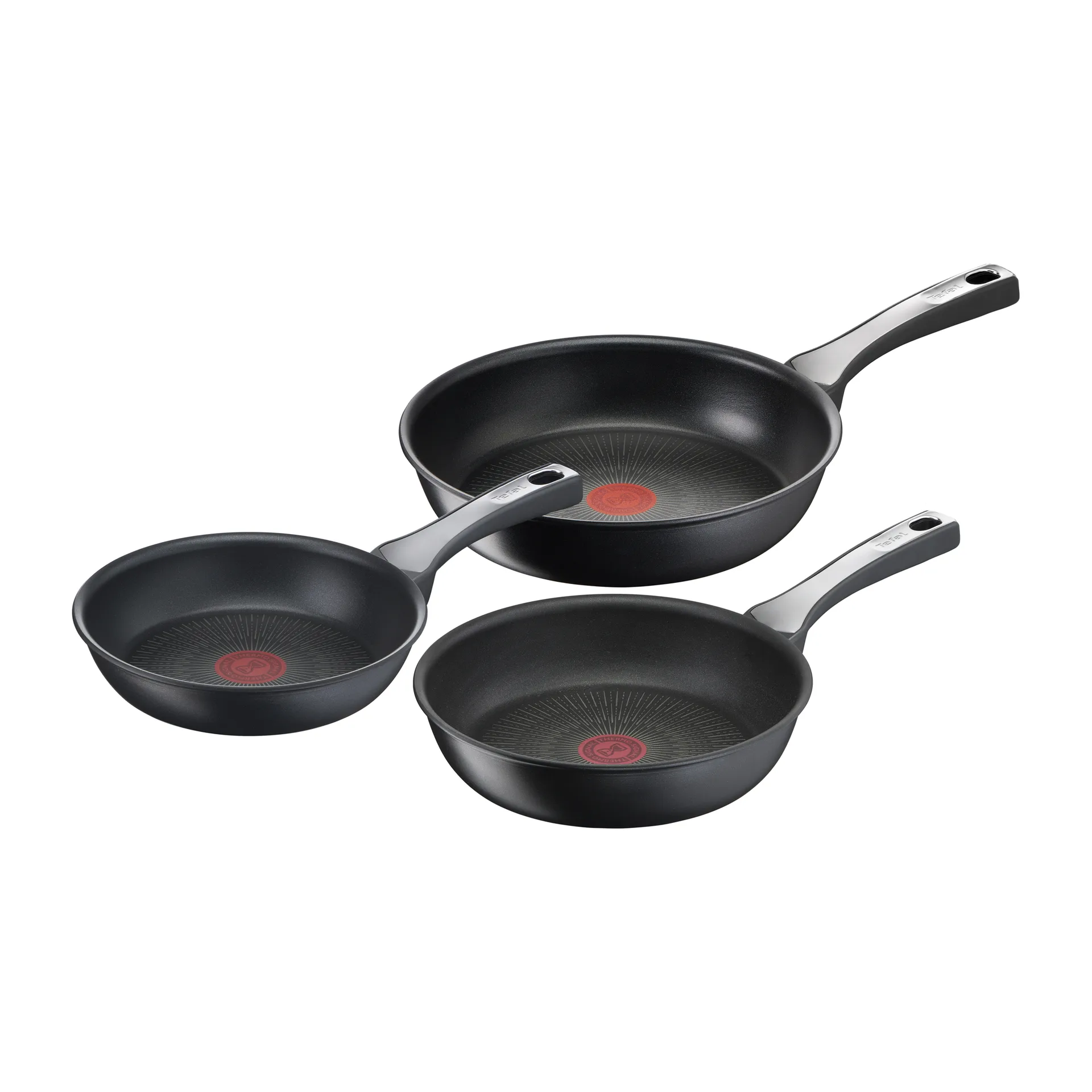 Conjunto de frigideiras Unlimited ON, 3 peças Tefal