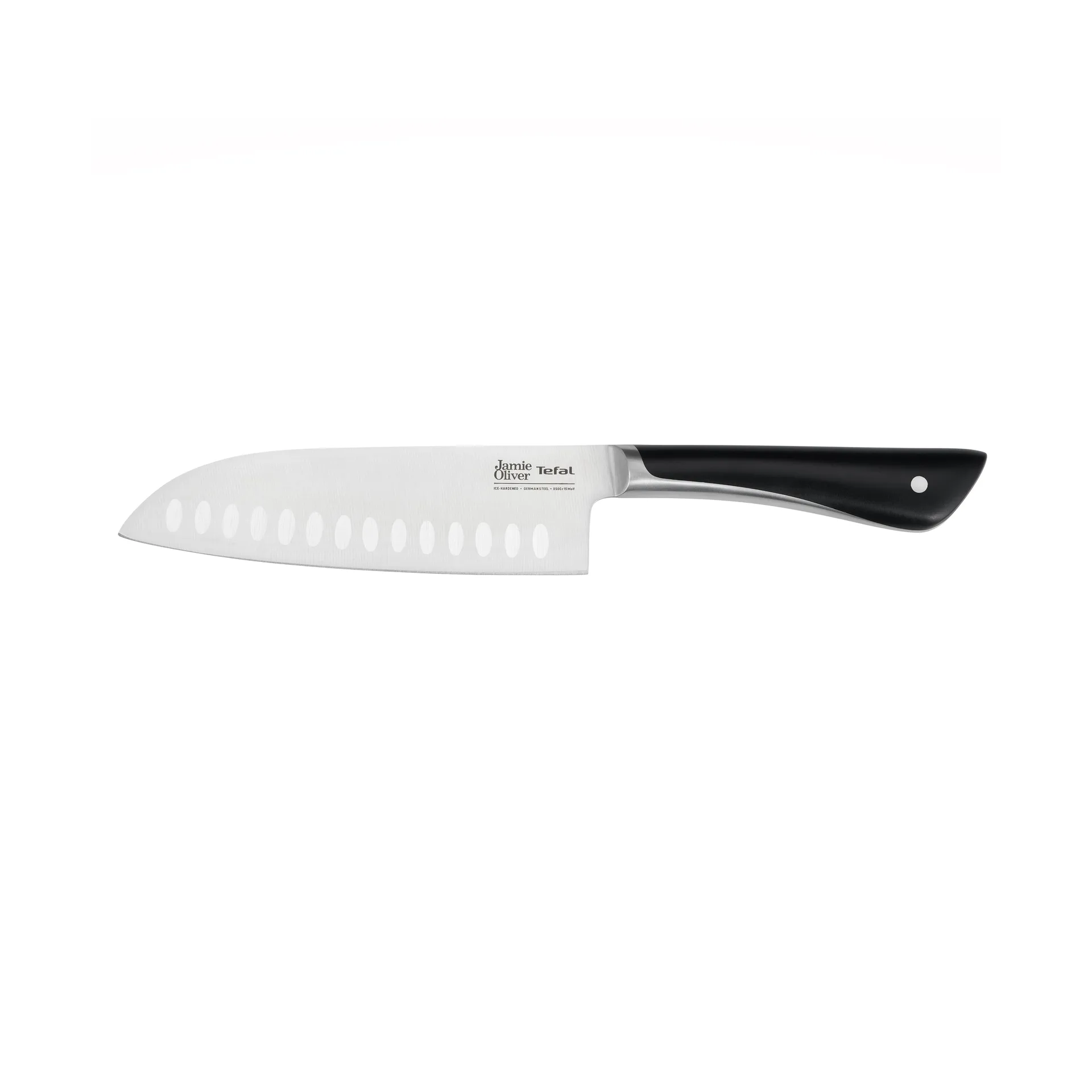 Faca santoku Jamie Oliver 16,5 cm, Aço inoxidável Tefal